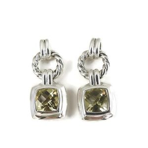 David Yurman Renaissance Earrings-Lemon Citrine